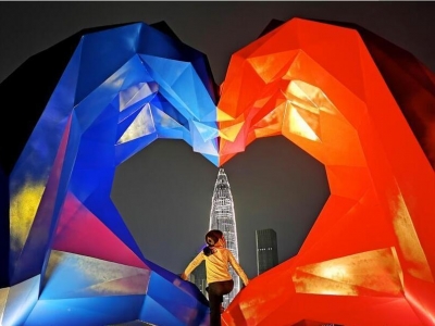 深圳:燈光璀璨夜色美